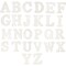 Standing Wooden Alphabet Letters for DIY Crafts, Farmhouse Wall Decor, Weddings (6 in, White, 26 Pieces)